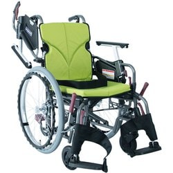 車いす モダン Cスタイル 若葉色No.85 KMD-C22-40-M/SR