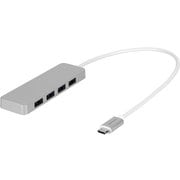 USB3.2 Gen1 Type-A 4ポート ノイズ対策済み Type-C USBハブ シルバー OWL-UCHU3A4-SI