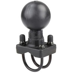 ダブルU字クランプベース （亜鉛メッキボルト） φ31.75-38.1mm対応 2.25インチ RAM-D-235-1U