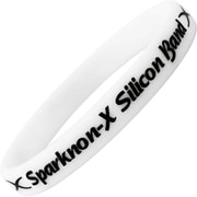 スパークノンX シリコンバンド ホワイト Mサイズ 幅8mm [静電気防止リング]
