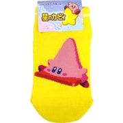 185-14D0 [星のカービィ ほおばりカービィ フロントスニーカー丈ソックスソックス オレンジ 13～19cm 1P]