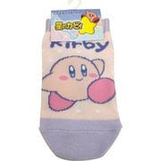 185-14D3 [星のカービィ ピンク フロントスニーカー丈ソックス ピンク 13～19cm 1P]
