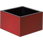 SHA美 升 約縦7.9cm×横7.9cm×高さ4.9cm 約200ml レッド SB-U-14RD