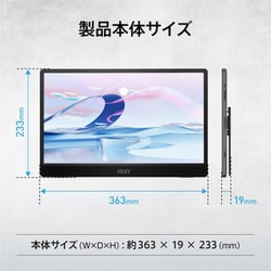 MSI モバイルモニター 15.6インチ フルHD Amazon.co.jp: MSI PRO MP161 モバイルモニター IPSパネル フル