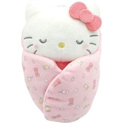 8202-858 サンリオキャラクターズ おくるみマスコット ぬいぐるみ L ハローキティ [キャラクターグッズ]