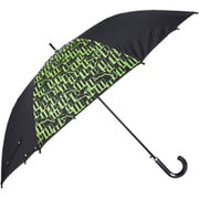 長傘 晴雨兼用 プーマ 大判 70cm ジャンプ式 1級遮光 UVカット加工 グラスファイバー骨（親骨） プーマロゴ（2面） 内側ブラックコーティング加工 UPF50＋ ライム PBP65JP70