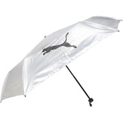折りたたみ傘 晴雨兼用 プーマ ミニ折傘 60cm 手開き式 1級遮光 UVカット加工 表面シルバーコーティング加工 耐風仕様 UPF50+ ブラック PBP66MN60