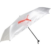 折りたたみ傘 晴雨兼用 プーマ ミニ折傘 60cm 手開き式 1級遮光 UVカット加工 表面シルバーコーティング加工 耐風仕様 UPF50+ レッド PBP66MN60