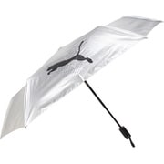 折りたたみ傘 晴雨兼用 プーマ 安全ストッパー式自動開閉折傘 55cm 自動開閉 1級遮光 UVカット加工 グラスファイバー骨(親骨) 表面シルバーコーティング加工 UPF50+ 黒 PBP66WJ55