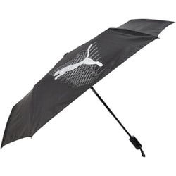 折りたたみ傘 晴雨兼用 プーマ 安全ストッパー式自動開閉折傘 55cm 自動開閉 1級遮光 UVカット加工 内側シルバーコーティング加工 UPF50＋ 銀 PBP67WJ55