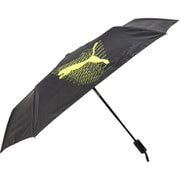 折りたたみ傘 晴雨兼用 プーマ 安全ストッパー式自動開閉折傘 55cm 自動開閉 1級遮光 UVカット加工 内側シルバーコーティング加工 UPF50+ ライム PBP67WJ55