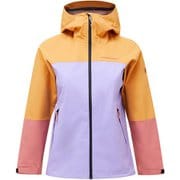 トレイル Hipe シェル ジャケット ウィメンズ Trail Hipe Shell Jacket Womens G79384030W DESERT BLOW/BOUGAINVILLEA/TREK PINK Mサイズ [防水ジャケット レディース]