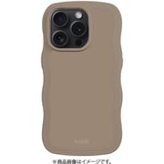 16223 [Wavy Case 耐衝撃 iPhone 15 Pro用ケース Mocha Brown]