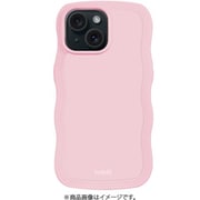 16218 [Wavy Case 耐衝撃 iPhone 15 Plus/14 Plus用ケース Pink]