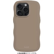 16229 [Wavy Case 耐衝撃 iPhone 15 Pro MAX用ケース Mocha Brown]