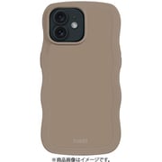 16205 [Wavy Case 耐衝撃 iPhone 12/12 Pro用ケース Mocha Brown]