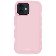 16206 [Wavy Case 耐衝撃 iPhone 12/12 Pro用ケース Pink]