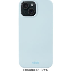 16148 [ソフトタッチシリコーン iPhone 14/13用ケース Mineral Blue]