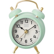 PLUS DECO Mini Twin Bell Alarm Clock グリーン IAC-5668-LGN