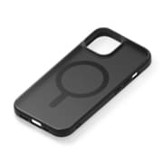 PG-23AMGPT01BK [iPhone 15/14/13用 MagSafe対応 ハイブリッドケース マット/ブラック]