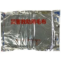 災害備蓄用 難燃性 ポリエステル 毛布 1個 N201109