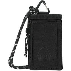 20969362 [SIERRA DESIGNS コーデュラ ネックウォレットポーチ BLACK]