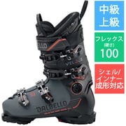 ヴェローチェ 100 MV VELOCE 100 MV D2403004.10-265 ブラック×アンスラサイト 26.5cm [24-25 Newモデル スキーブーツ 中級・上級]
