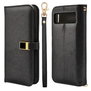 7905PXL8ABVIBK [Google Pixel 8a用 手帳型 viviana ミラー付き 鏡 おしゃれ レディース ハンドストラップ付き マグネット式 ブラック]
