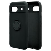 7916PXL8ATPRNV [Google Pixel 8a用 ソフトケース TPU スマホリング付き 落下防止 スタンド ネイビー]