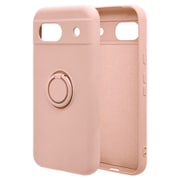 7918PXL8ATPRLPK [Google Pixel 8a用 ソフトケース TPU スマホリング付き 落下防止 スタンド ライトピンク]