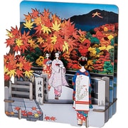 3D立体ペーパーパズル 嵐山（渡月橋紅葉）