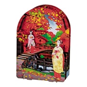 3D立体ペーパーパズル 舞妓さん（太鼓橋紅葉）