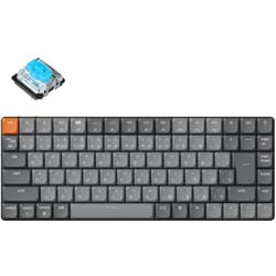 K3 Max QMK/VIA ワイヤレス カスタム・メカニカルキーボード RGB JIS配列 テンキーレス Gateronロープロファイル2.0スイッチ（ホットスワップ） 青軸 K3M-H2-JIS