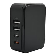 USB急速充電器 USB PD(パワーデリバリー)対応 32W USB-C×2/USB-A×2 収納式プラグ RAC2C2A32W01BK