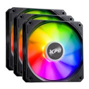 ARGB対応 120mm PWM リバースファン 3個パック ブラック VENTOR120ARGBPWM3C-BKCWW