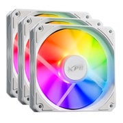 ARGB対応 120mm PWM リバースファン 3個パック ホワイト VENTOR120ARGBPWM3C-WHCWW