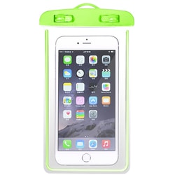 BE-1326-GR [防水 スマホバック 蓄光タイプ IPX8規格 グリーン]