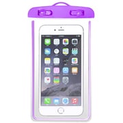 BE-1326-PP [防水 スマホバック 蓄光タイプ IPX8規格 パープル]