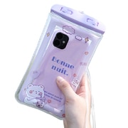 BE-1327-B [防水 スマホバック アニマル IPX3規格 エアバック付 シロクマ1]