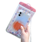 BE-1327-E [防水 スマホバック アニマル IPX3規格 エアバック付 ウサギ2]