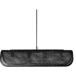 RATTAN PENDANT LAMP 4BULB （電球あり） Black 3398