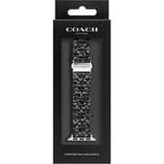 14700232 [Apple Watch 38/40/41mm用 バンド BK アセテート/Cロゴ/SS]