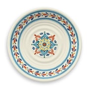 割れない食器 食洗機対応 La Cena MEDALLION (ラシーナメダリオン) 大皿 ディナープレート 直径約27cm アウトドア ケータリング バンブーメラミン食器 白 DN22911073