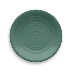 割れない食器 食洗機対応 Matte ARTISAN （マットアルチザン） 中皿 プレート 直径約22cm アウトドア ケータリング バンブーメラミン食器 緑色 グリーン DN22909773