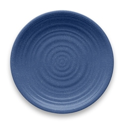 割れない食器 食洗機対応 Matte ARTISAN （マットアルチザン） 大皿 ディナープレート 直径約27cm アウトドア ケータリング バンブーメラミン食器 青色 ネイビー DN22909377