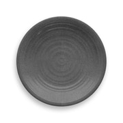 割れない食器 食洗機対応 Matte ARTISAN （マットアルチザン） 中皿 プレート 直径約22cm アウトドア ケータリング バンブーメラミン食器 黒 ブラック DN22910373