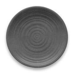 割れない食器 食洗機対応 Matte ARTISAN （マットアルチザン） 大皿 ディナープレート 直径約27cm アウトドア ケータリング バンブーメラミン食器 黒 ブラック DN22910274