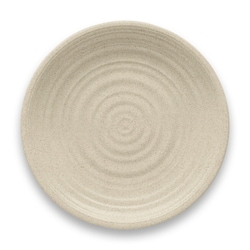割れない食器 食洗機対応 Matte ARTISAN （マットアルチザン） 大皿 ディナープレート 直径約27cm アウトドア ケータリング バンブーメラミン食器 ベージュ DN22909971