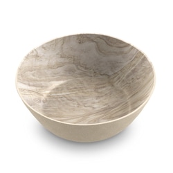 割れない食器 食洗機対応 DESERT WOOD （デザートウッド） サービングボウル 直径約19cm アウトドア ケータリング バンブーメラミン食器 ベージュ DN22910779
