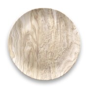 割れない食器 食洗機対応 DESERT WOOD （デザートウッド） フラット中皿 プレート 直径約22cm アウトドア ケータリング バンブーメラミン食器 ベージュ DN22910670